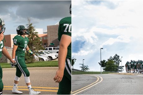 senior football players